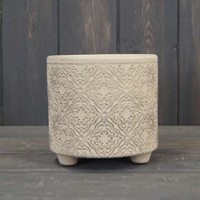 Filligree Sandstone Pot (11cm) detail page